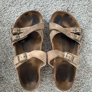 Birkenstock Tan Leather Sandals